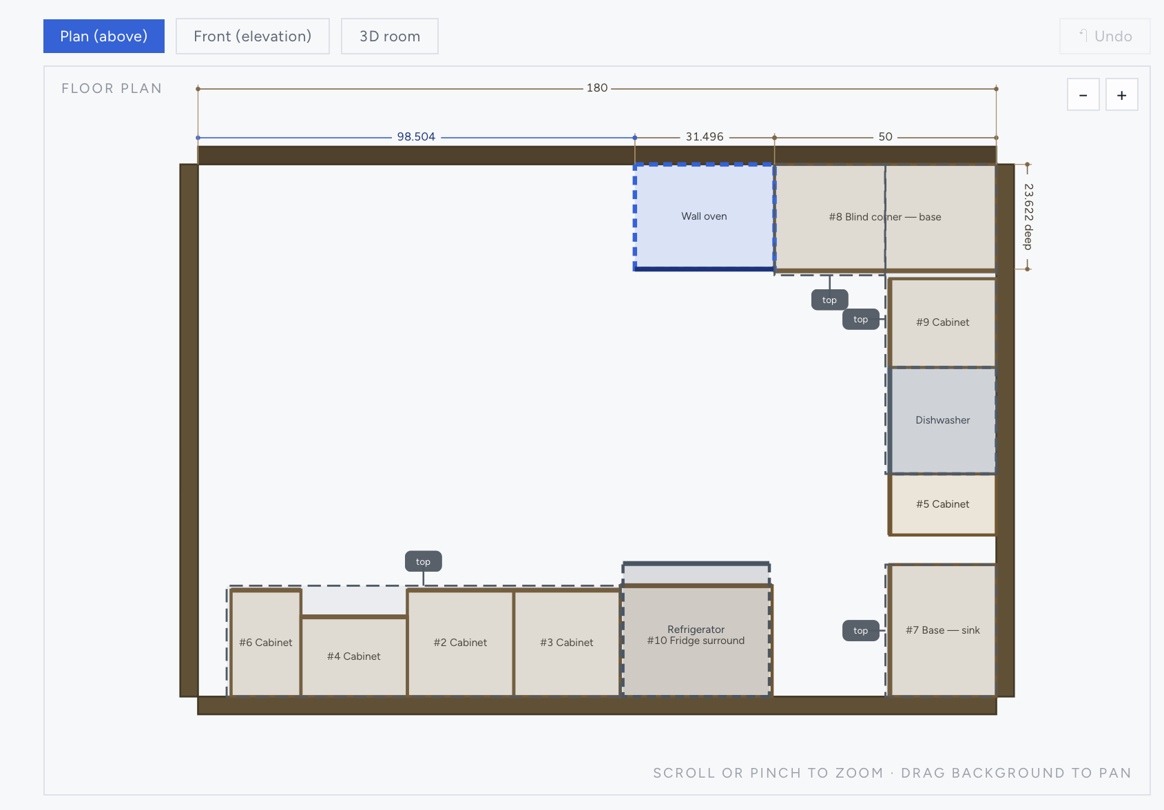 Plan the whole room